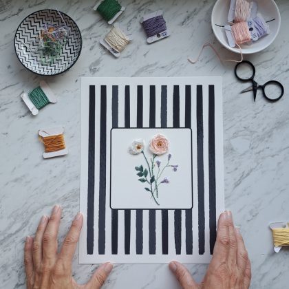 Bloom Within Stripes