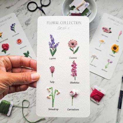 floral collection-embroidery- paper-3