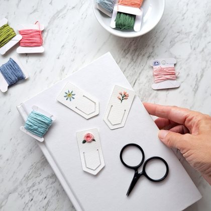 embroidery bookmarks