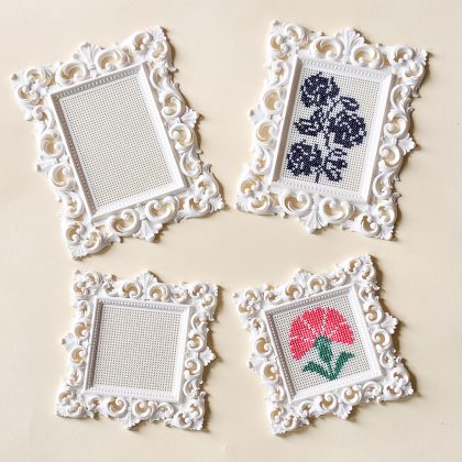 3d frame cross-stitch